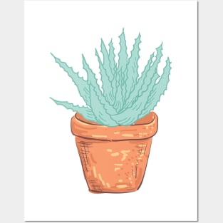 Spiky Cactus Posters and Art